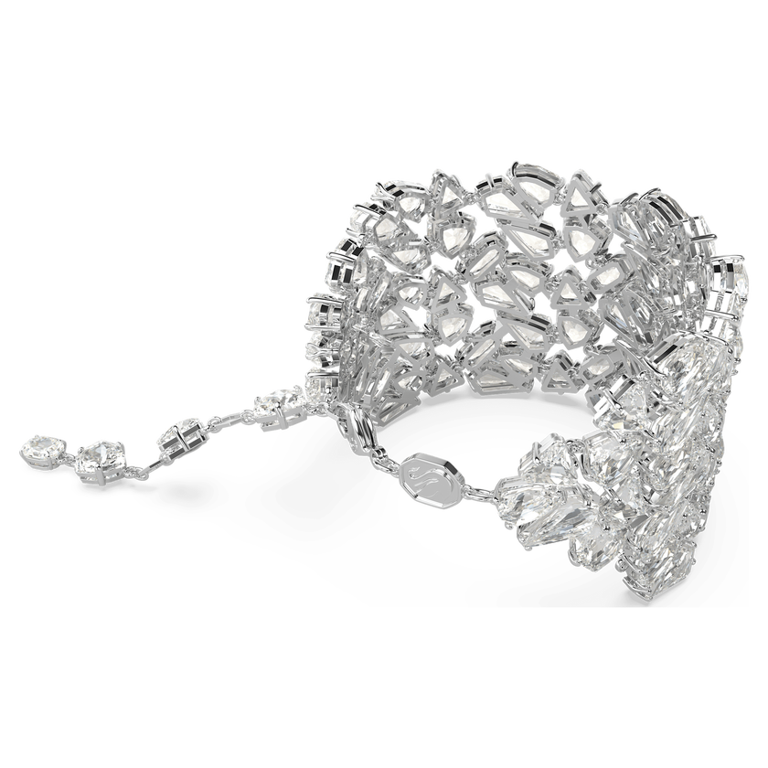 swarovski سوار mesmera، قطع متنوع، لون أبيض، طلاء روديوم