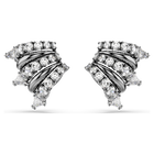 swarovski sublima ear cuffs white ruthenium plated