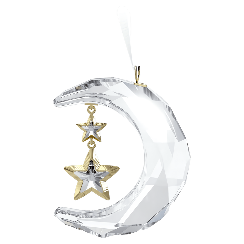 swarovski قطعة زينة holiday magic على شكل هلال