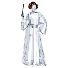 swarovski مجسم الأميرة ليا من مجموعة star wars