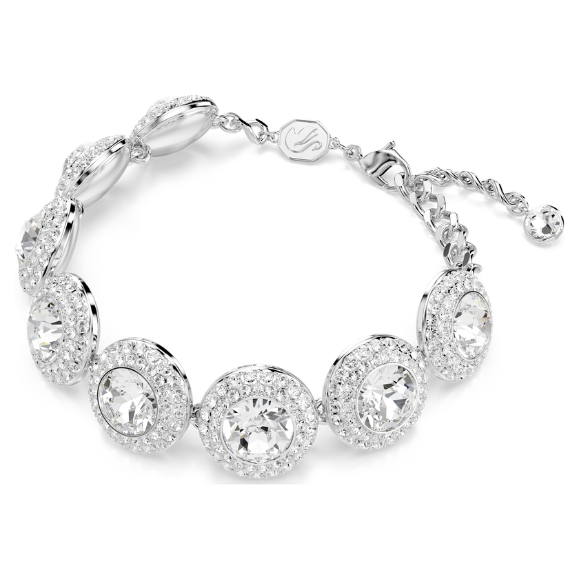 swarovski سوار una angelic، لون أبيض، طلاء روديوم