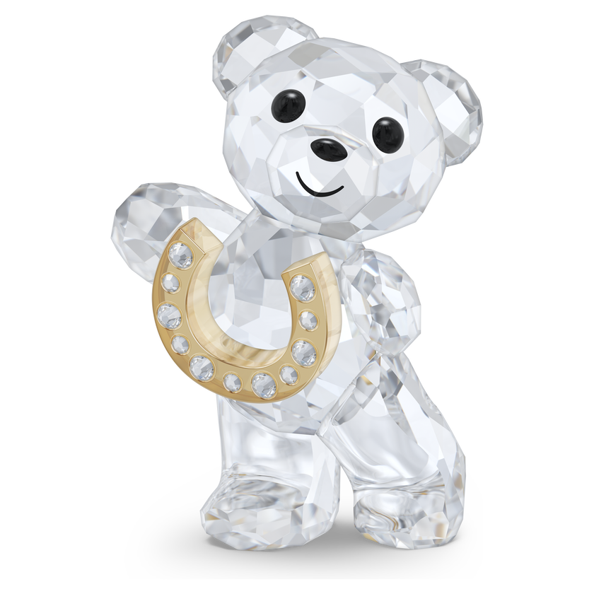 swarovski مجسم lucky horseshoe، مجموعة kris bear