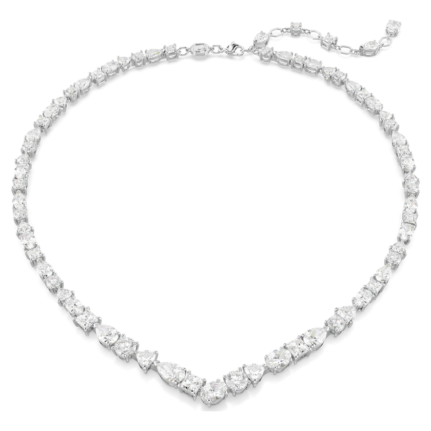 swarovski طقم mesmera، قطع متنوع، لون أبيض، طلاء روديوم