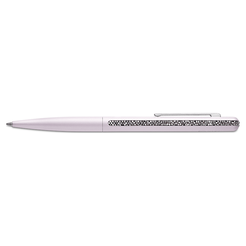 swarovski قلم حبر جاف crystal shimmer، لون وردي، طلاء كروم
