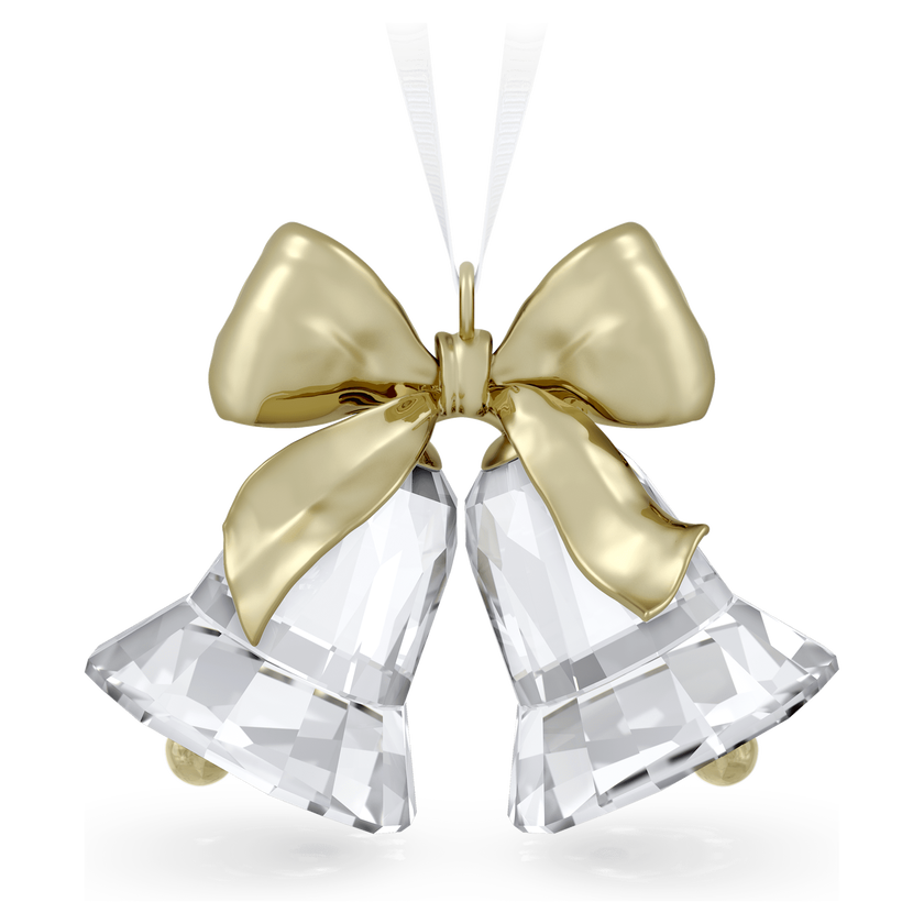 swarovski قطعة زينة holiday magic على شكل جرسين