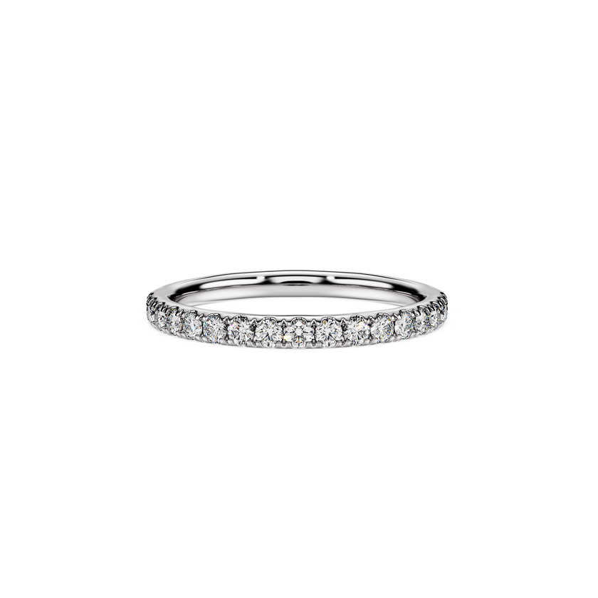 swarovski eternity band ring  lab grown diamonds 0 4 ct tw  round shape  sterling silver