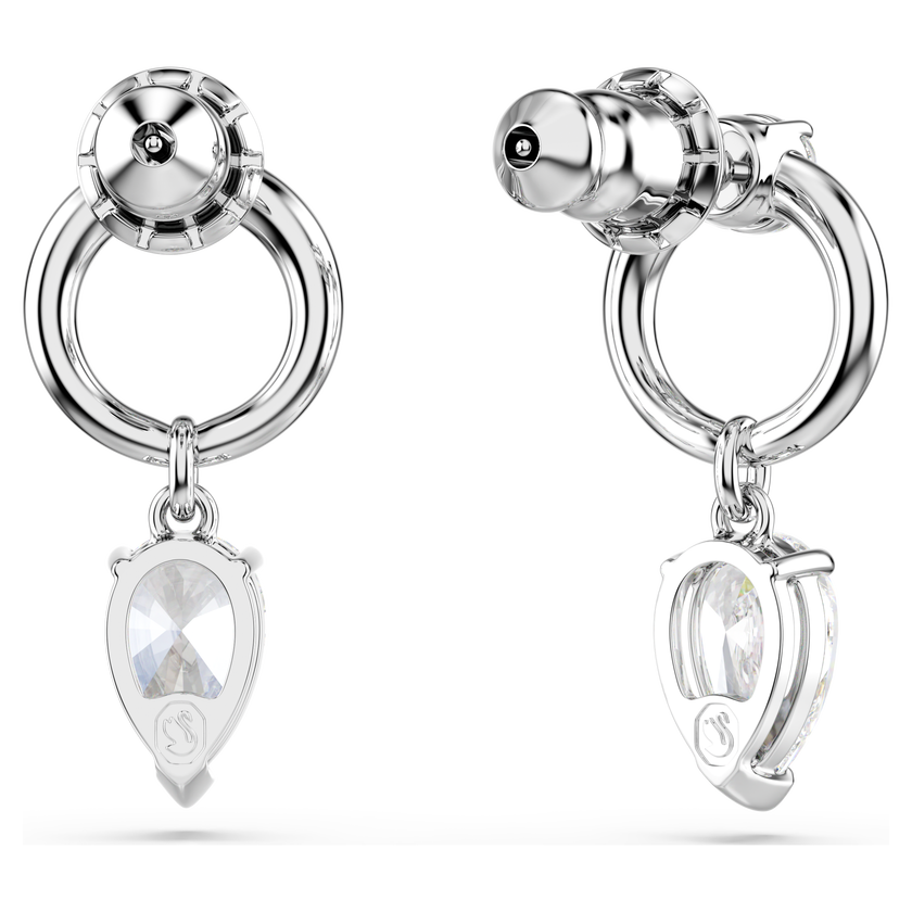 swarovski أقراط متدلية mesmera، قطع متنوع، لون أبيض، طلاء روديوم