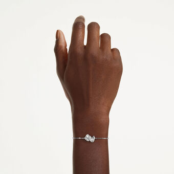 swarovski سوار mesmera، قطع متنوع، لون أبيض، طلاء روديوم