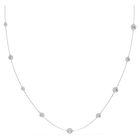 swarovski una angelic strandage round cut white rhodium plated