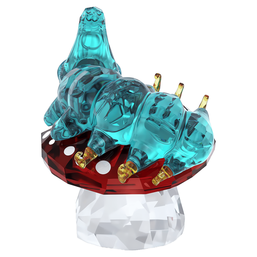 swarovski مجسم كاتربيلر من alice in wonderland