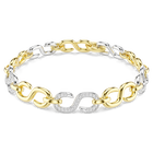 swarovski سوار dextera، قطع مستدير، لون أبيض، لمسة نهائية من معادن مختلطة