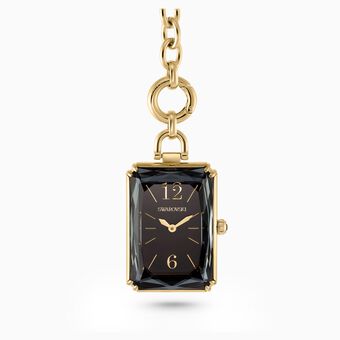 Millenia Pocket watch, Black, Gold-tone plated