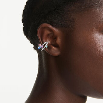 حلية للأذن ariana grande x swarovski، قطع متنوع، ألوان متعددة، طلاء روديوم