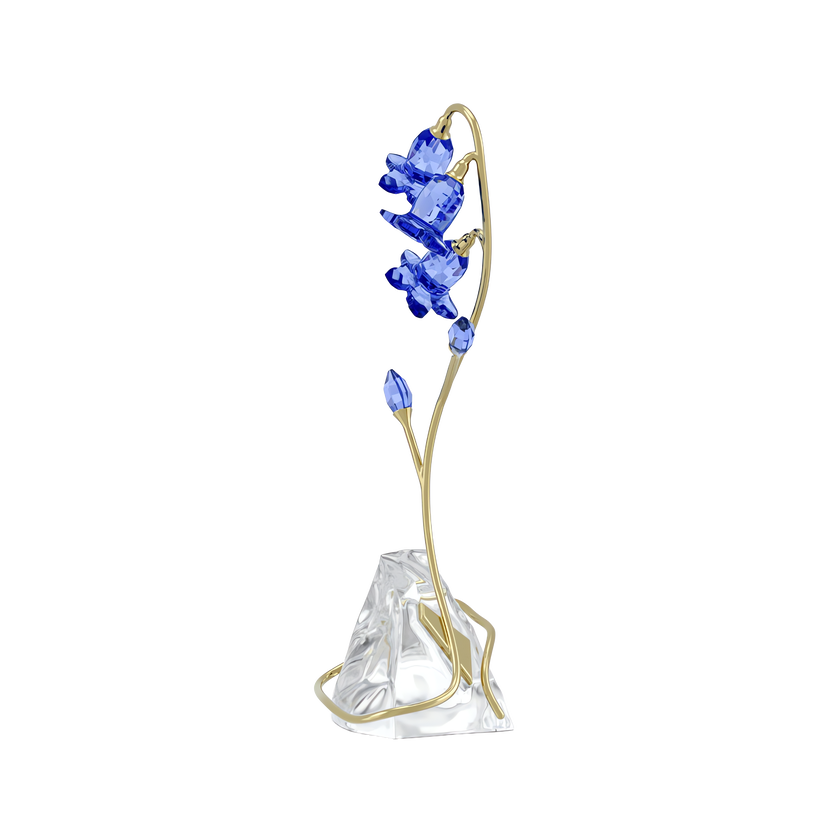 swarovski مجسم زهرة الجرس الزرقاء، مجموعة florere