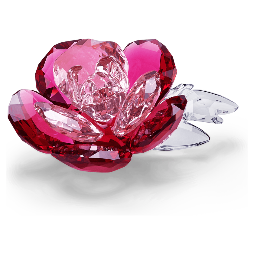 swarovski قطعة زينة crystal flowers على شكل زهرة فاوانيا