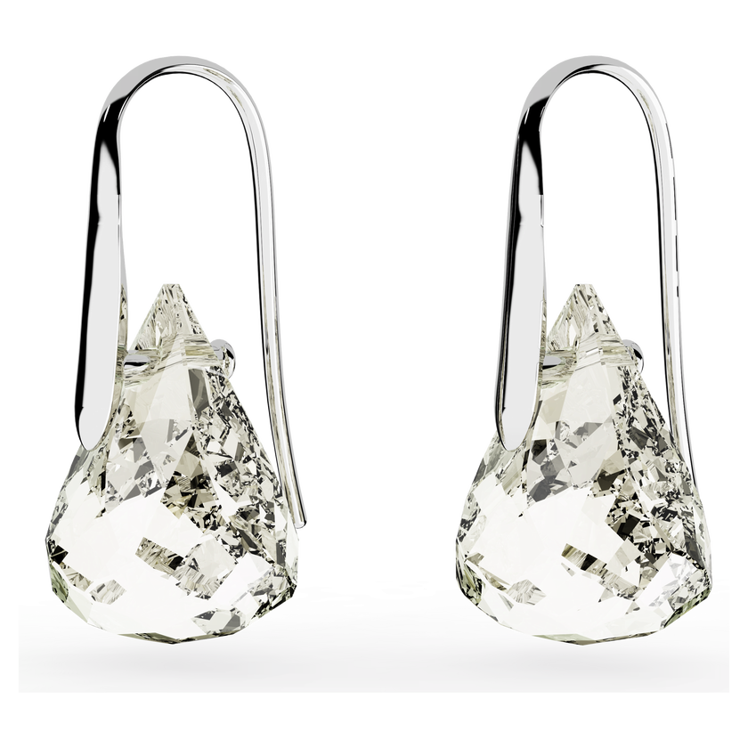 swarovski أقراط متدلية lunar، لون رمادي، طلاء روديوم