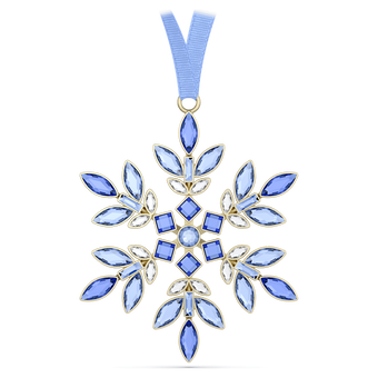 swarovski قطعة زينة للأعياد، عائلة gema، لون أزرق
