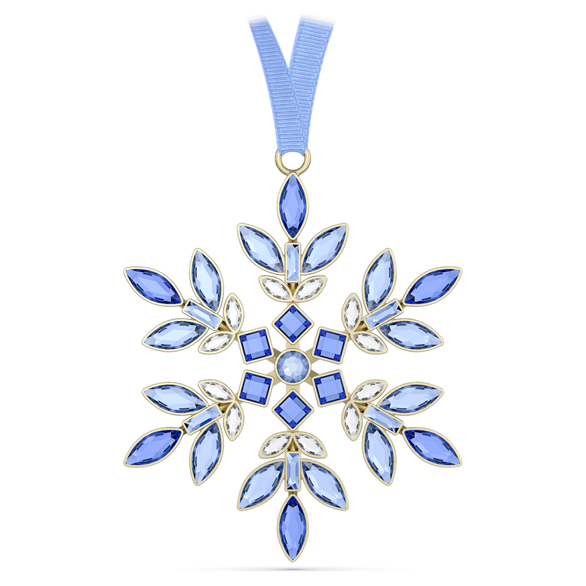 swarovski قطعة زينة للأعياد، عائلة gema، لون أزرق