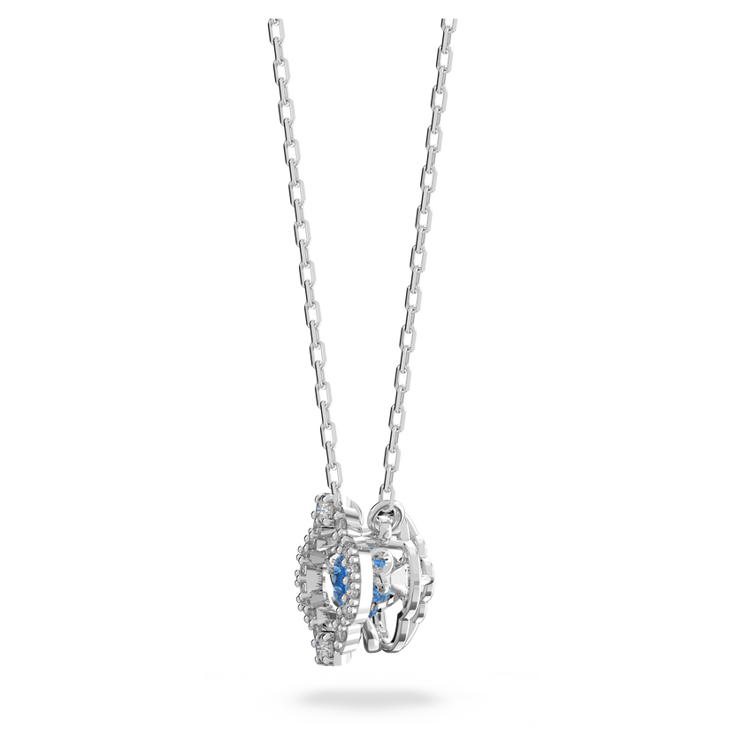swarovski عقد sparkling dance من سواروفسكي، لون أزرق، طلاء روديوم