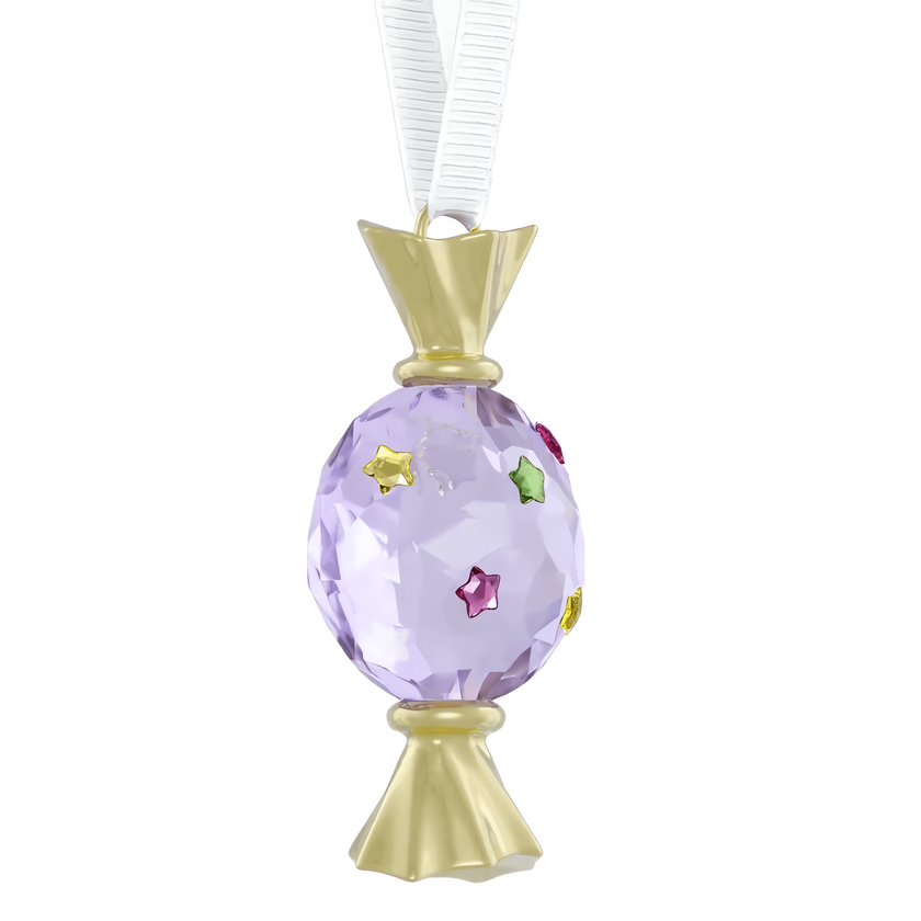 swarovski زينة شكل حلوى holiday cheers dulcis، لون بنفسجي