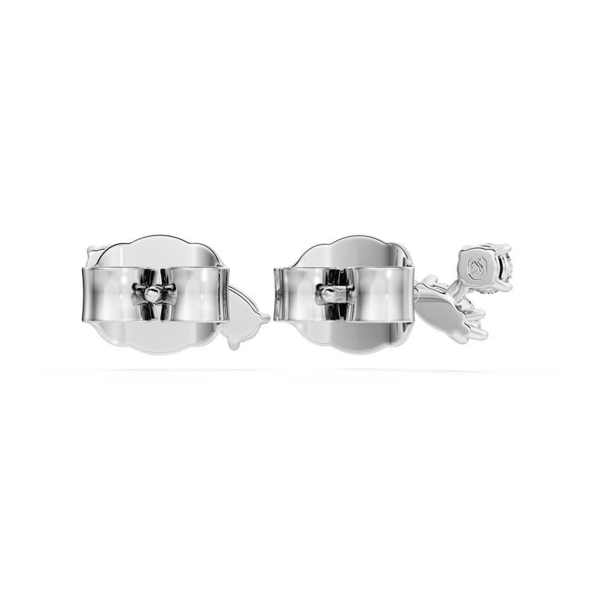 swarovski galaxy stud earrings  lab grown diamonds 0 5 ct tw  round shape  sterling silver