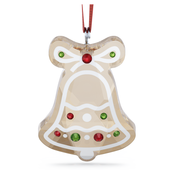 swarovski زينة متدلية شكل جرس من خبز الزنجبيل holiday cheers