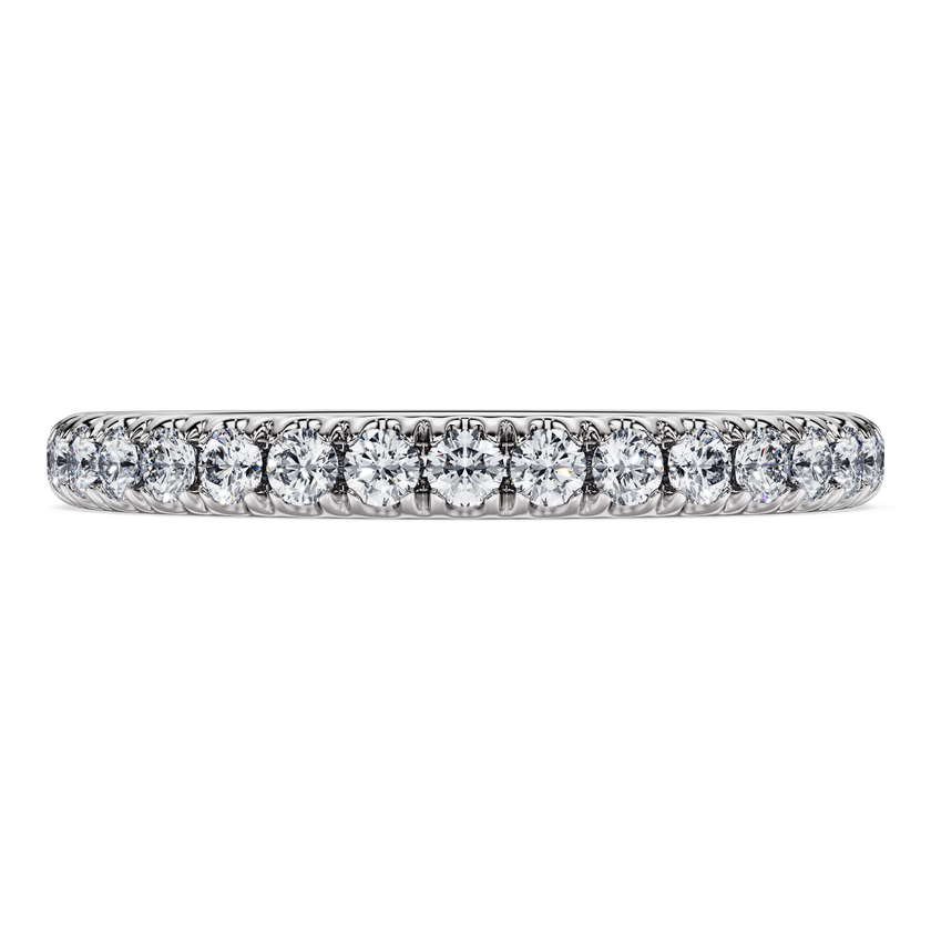 swarovski دبلة eternity، أحجار ألماس مُصنعة في المختبر بإجمالي 0 4 قيراط، ذهب أبيض عيار 18
