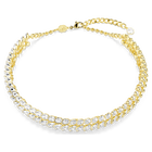 swarovski idyllia choker oval cut white gold tone plated