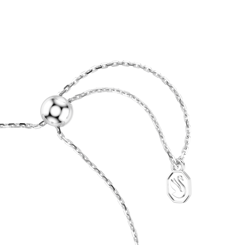 swarovski سوار sublima، قطع مُستدير، شكل نجمة، لون أبيض، طلاء روديوم