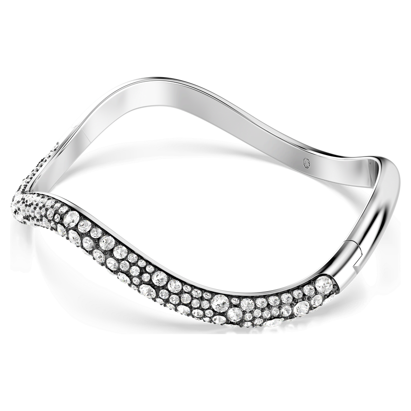 swarovski سوار sublima، قطع مستدير، لون أبيض، طلاء روديوم