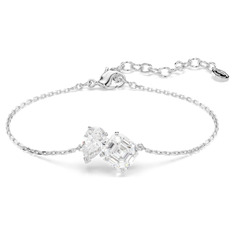 swarovski سوار mesmera، قطع متنوع، لون أبيض، طلاء روديوم