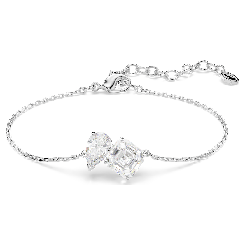 swarovski سوار mesmera، قطع متنوع، لون أبيض، طلاء روديوم