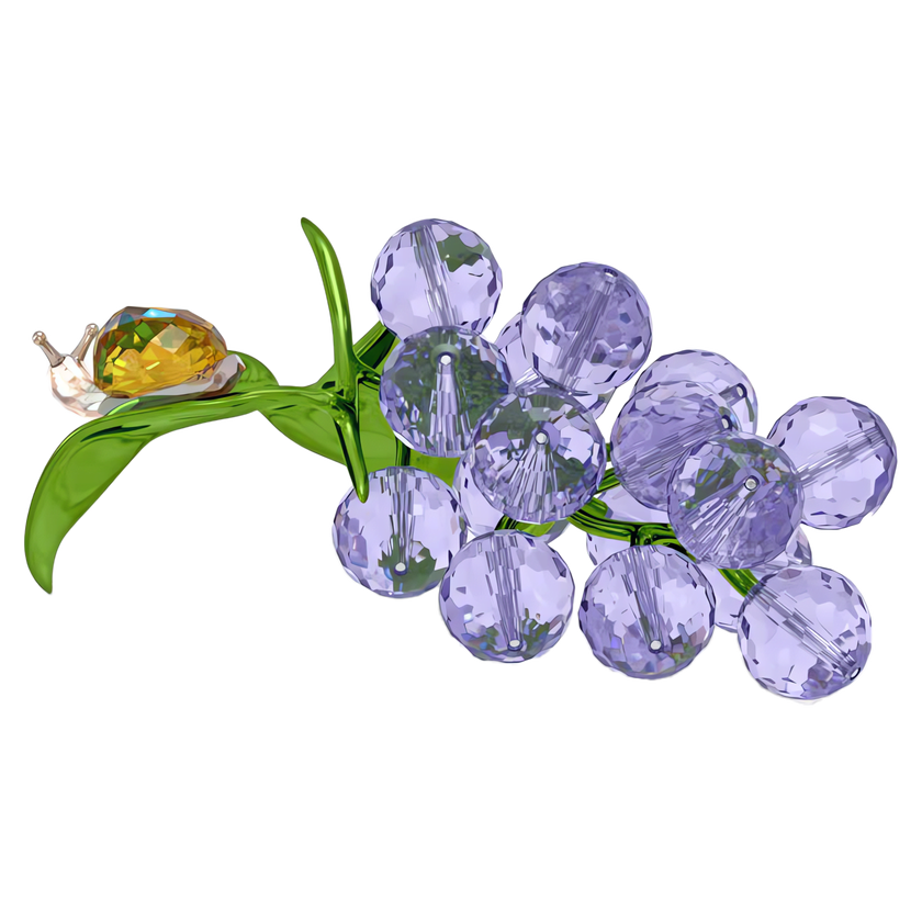 swarovski قطعة زينة على شكل حلزون وتوت أزرق من مجموعة idyllia