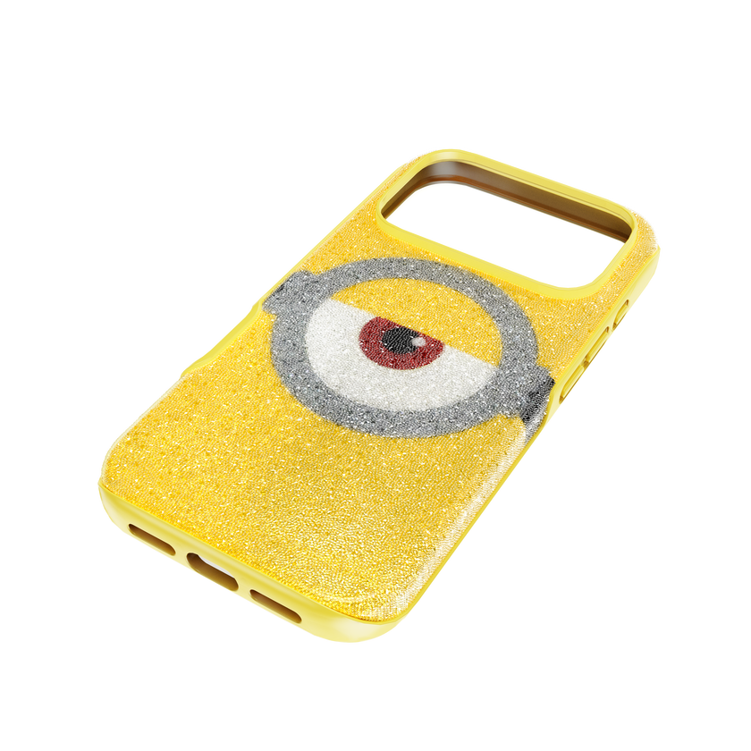 swarovski high smartphone case  minions  iphone  17 pro  yellow