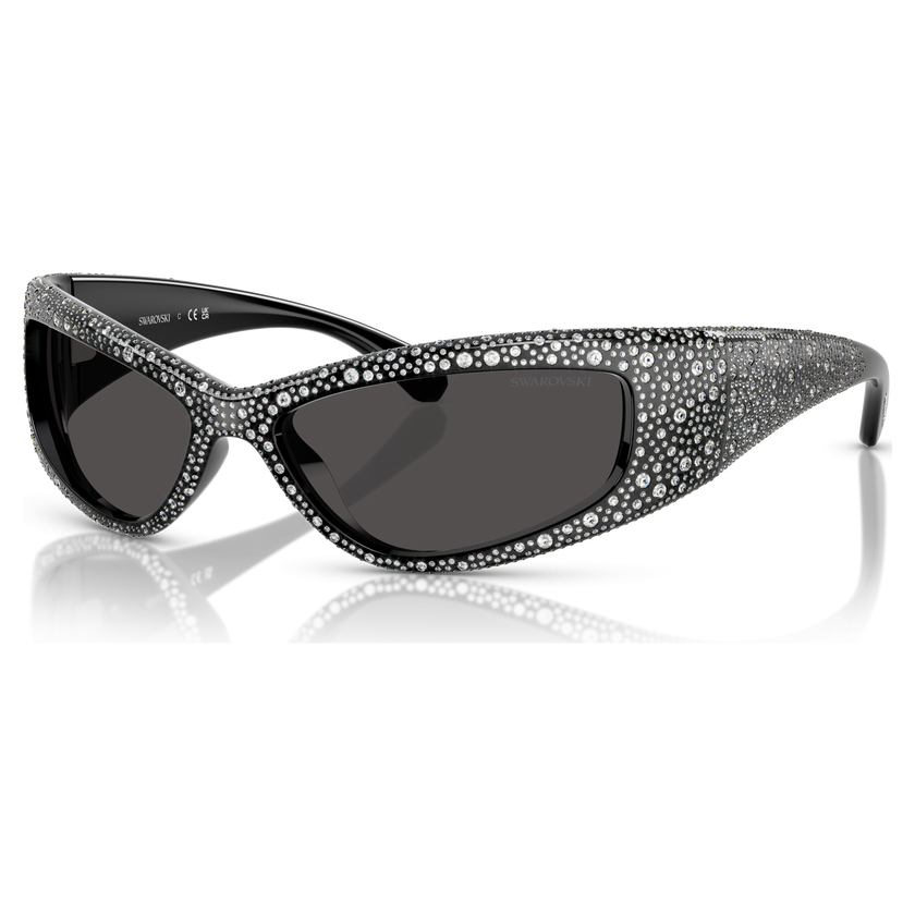 swarovski نظارة شمسية، sk6027، لون أسود