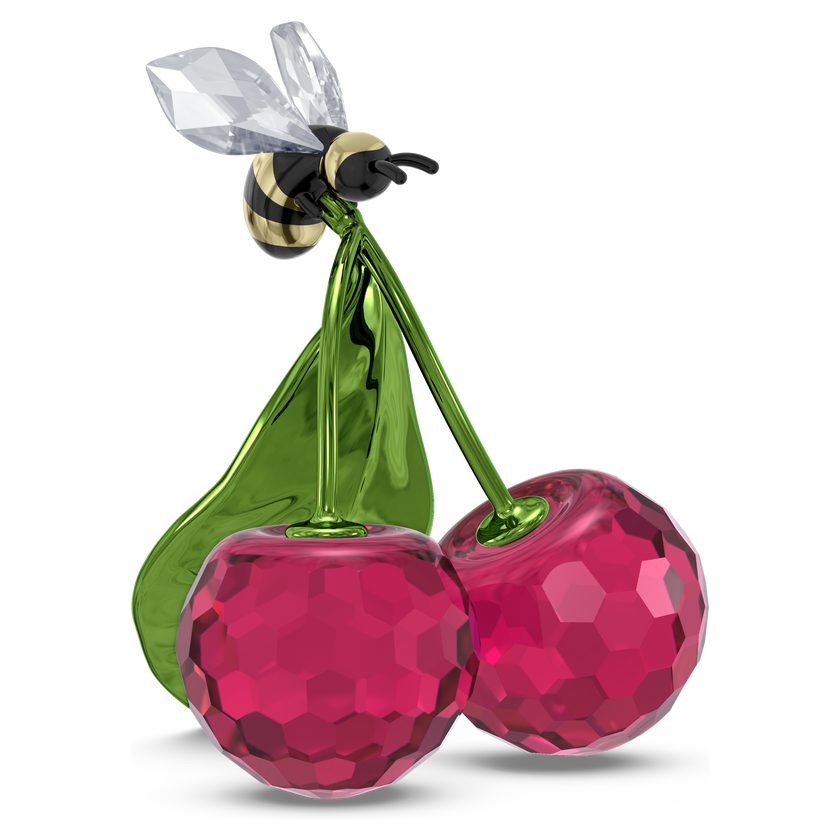swarovski idyllia زينة شكل نحلة وكرز