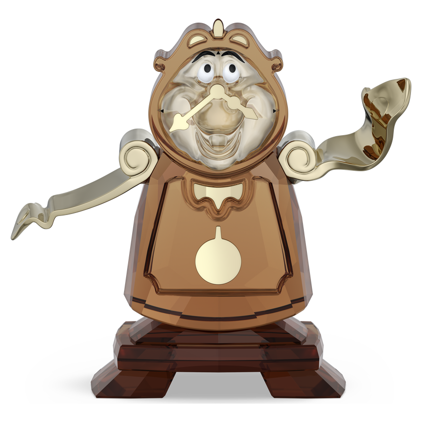 swarovski مجسم شخصية cogsworth، مجموعة beauty and the beast