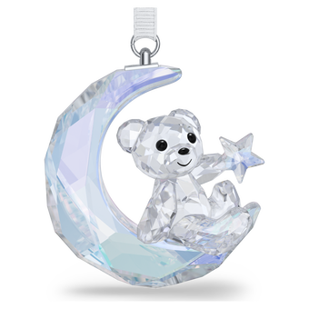 swarovski kris bear، زينة شكل قمر