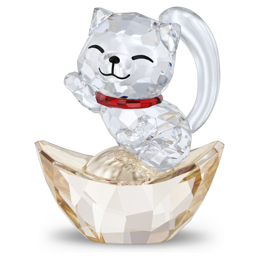 swarovski مجسم lucky cat من مجموعة asian symbols