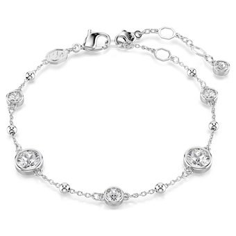swarovski سوار imber، قطع مُستدير، لون أبيض، طلاء روديوم