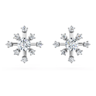 swarovski أقراط دبوسية galaxy، أحجار ألماس مُصنعة في المختبر بإجمالي 0 5 قيراط، ذهب أبيض عيار 18