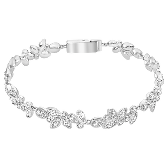 swarovski سوار diapason، قطع متنوع، لون أبيض، طلاء روديوم