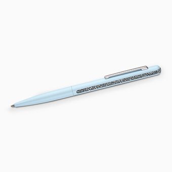 قلم حبر جاف Crystal Shimmer، لون أزرق فاتح، طلاء كروم