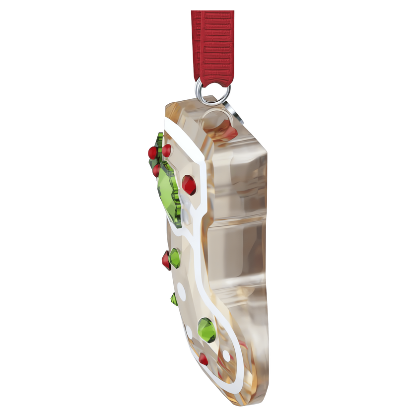swarovski قطعة زينة holiday cheers على شكل كعكة الزنجبيل بتصميم جورب