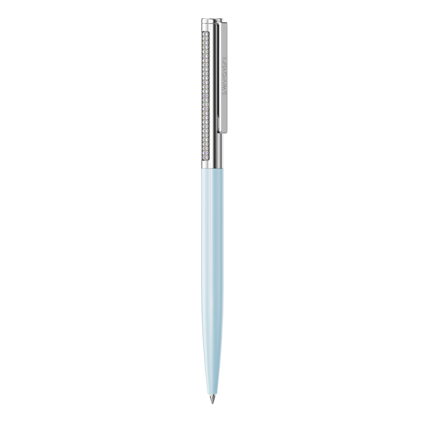 swarovski قلم حبر جاف matrix tennis، لون أزرق، طلاء كروم