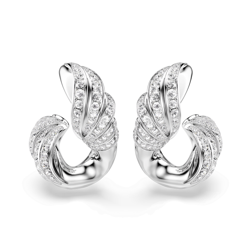 swarovski طقم vienna، طقم  2 ، قطع متنوع، لون أبيض، طلاء روديوم