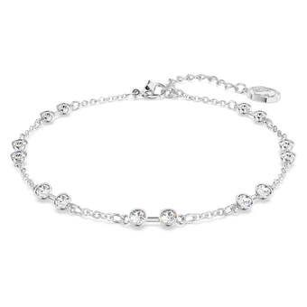 سوار swarovski remix، قطع مُستدير، لون أبيض، طلاء روديوم