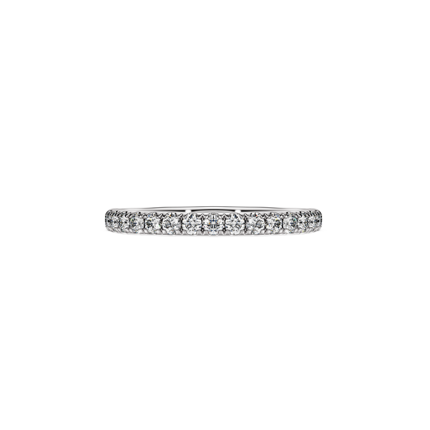 swarovski eternity band ring  lab grown diamonds 0 4 ct tw  round shape  sterling silver