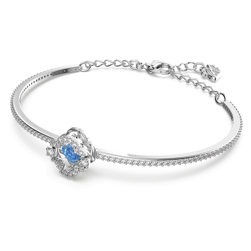 swarovski سوار sparkling dance من سواروفسكي، لون أزرق، طلاء روديوم