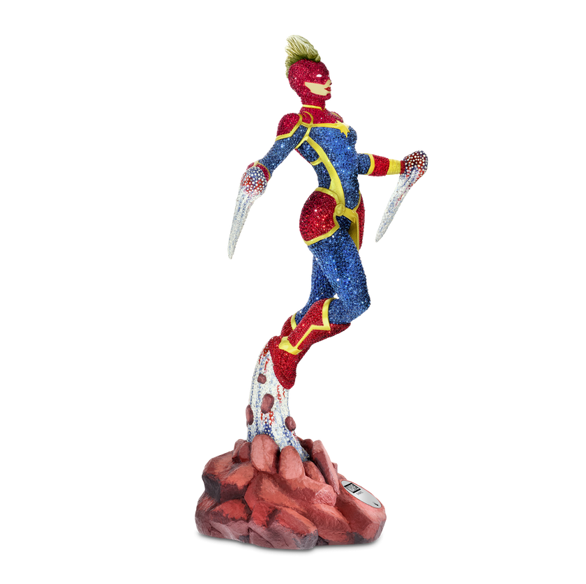swarovski مجسم شخصية كابتن مارفل marvel، إصدار محدود